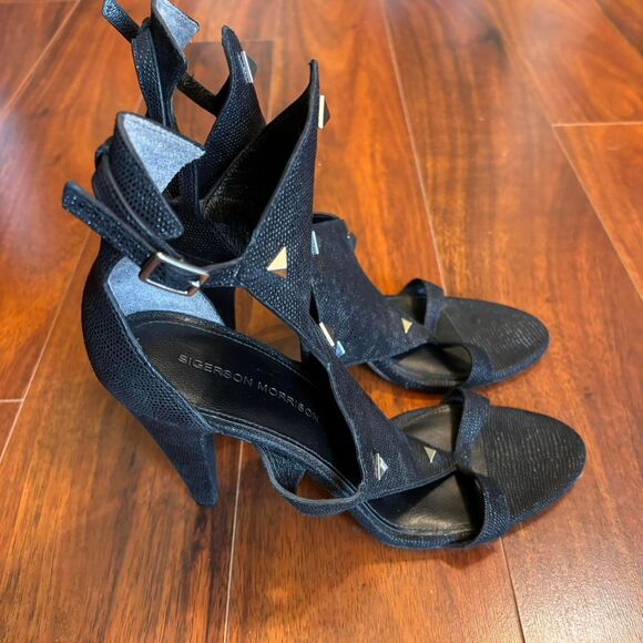 Sigerson Morrison Women's Black Sandals - Picture 2 of 7